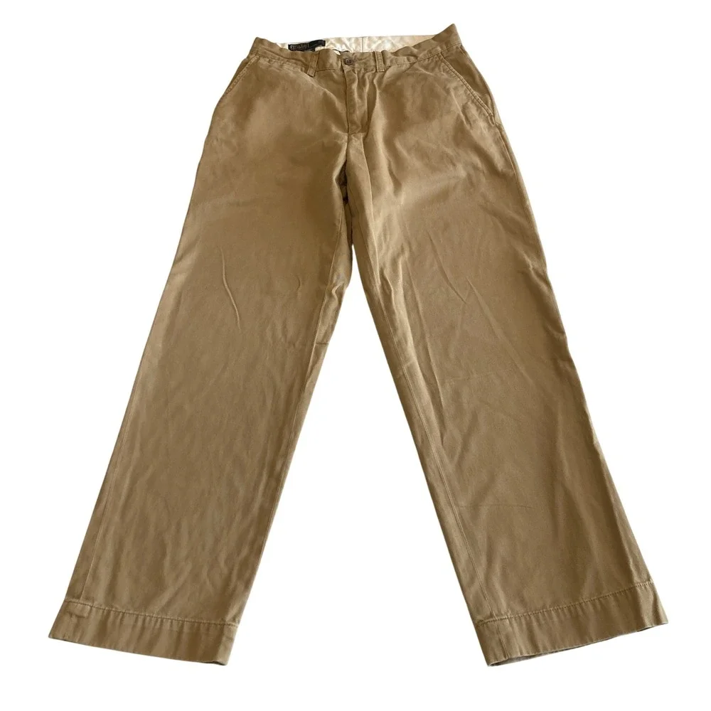 Polo Ralph Lauren Prospect Pant Men 30/30 (Fit 27x29) Tan Chino Cotton Straight